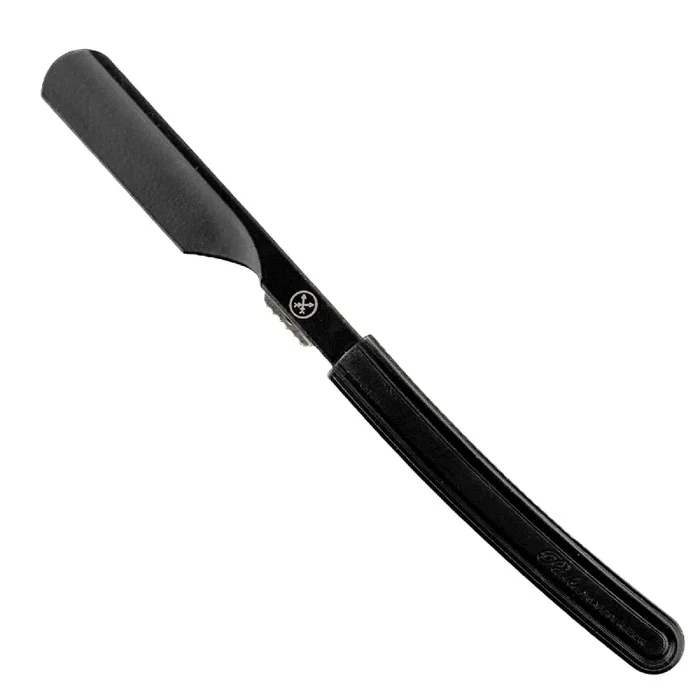 Parker All Black Non Folding Straight Barber Razor (1 piece) #10090437