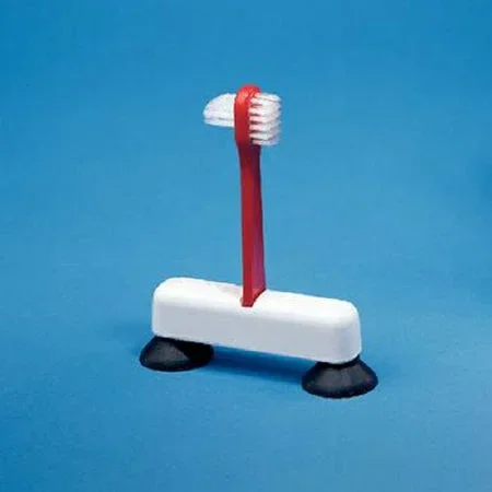 Patterson Medical Supply Denture Brush 2 Sided Bristle Red – 6338