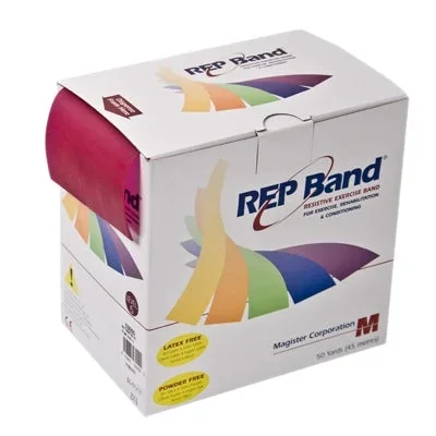Patterson Medical Supply REP Band Exercise Resistance Band Plum 50 Yard X-Heavy Resistance – A518015
