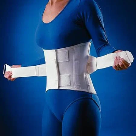 Patterson Medical Supply Rolyan Lumbar Sacral Support Large Hook and Loop / D-Ring Strap Closure 38 – 42 Inch Unisex – A551L