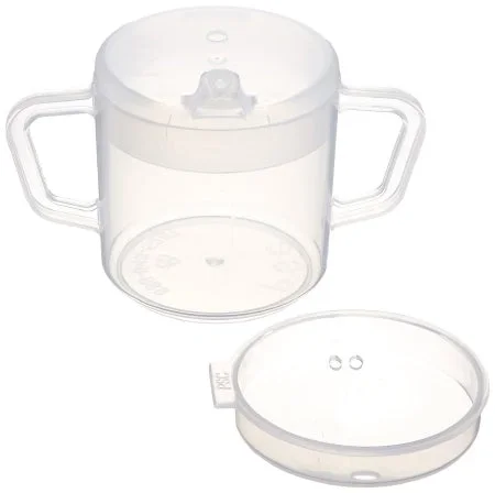 Patterson Medical Supply Sammons Preston Spillproof Drinking Cup 8 oz. Clear Plastic Reusable – 81005065