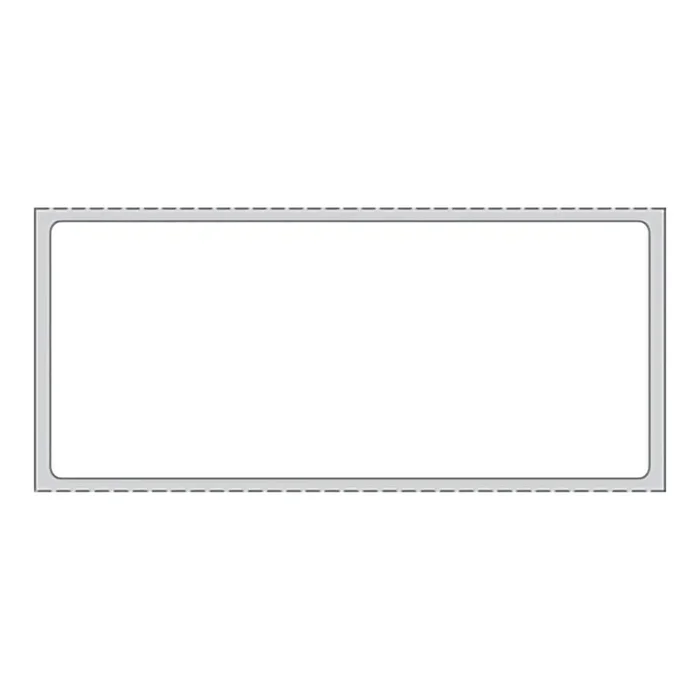 PDC White Blank Thermal Label