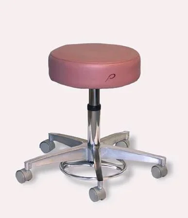 Pedigo Products Exam Stool Backless Pneumatic Height Adjustment 5 Casters Black – P-528-GS-BLK