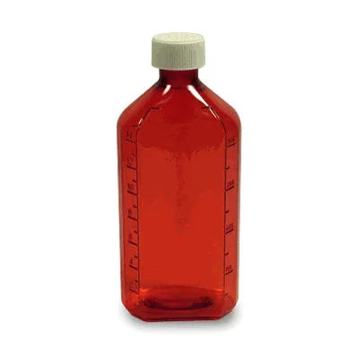 Pharmacy Automation Supplies BOTTLE C/R PLAS 160Z 50/CS AMBER OVAL – MLOCR16