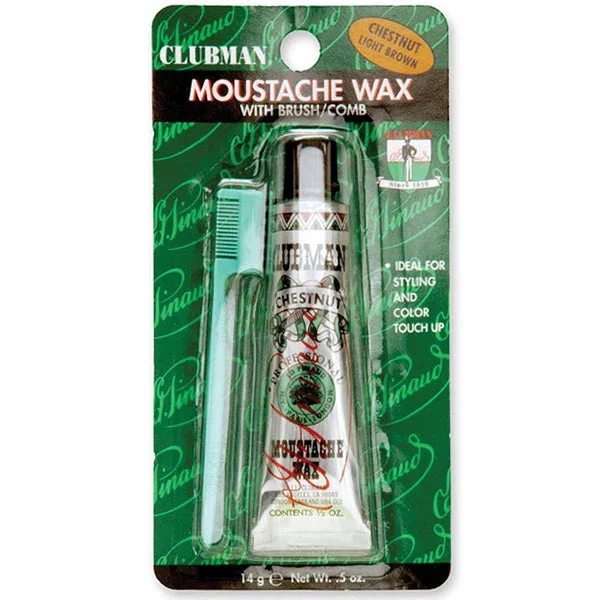 Pinaud Clubman Chestnut Moustache Wax (0.5 oz) #31666