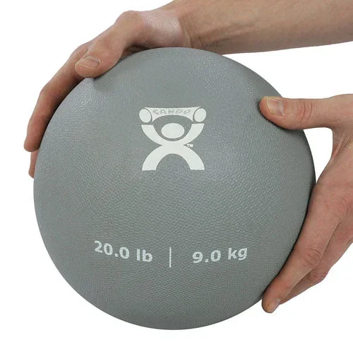 Plyometric Rebounder Ball 20 lb. Silver 9 Diameter