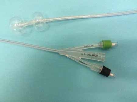 Poiesis Duette Indwelling Catheter Tray Foley 16 Fr. 10 mL Proximal Balloon, 5 mL Distal Balloon Silicone – K-10016