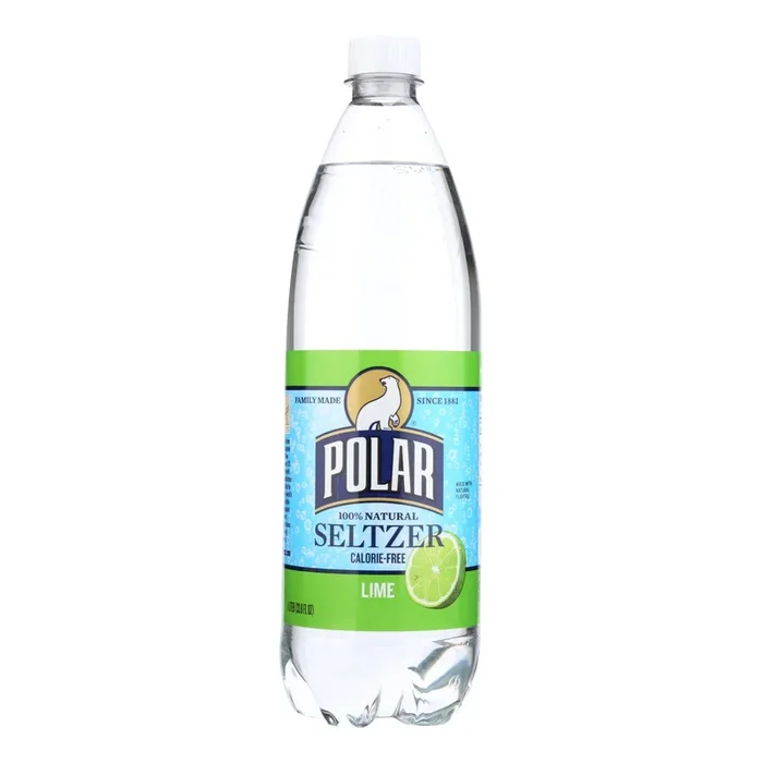 Polar Seltzer Water Lime 33.8Oz