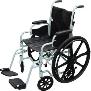 Poly-Fly High Strength Lightweight Wheelchair, Black