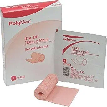 Polymem Non-Adhesive Roll PolyMeric Membrane Dressing 4″ x 24″