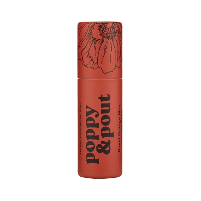 Poppy & Pout Blood Orange Mint Lip Balm (0.3 oz) #10087629