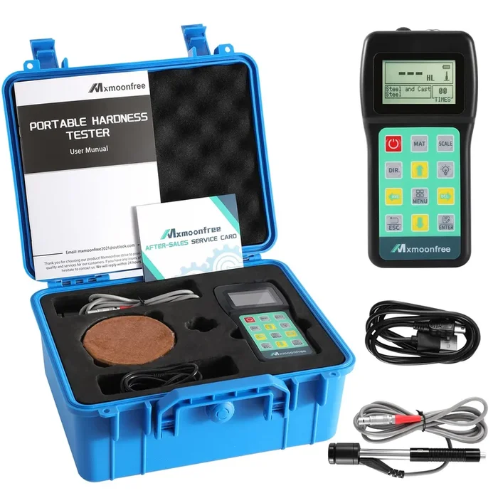 Portable Hardness Tester Kit I Digital Non-Destructive Testing with Multi Scales