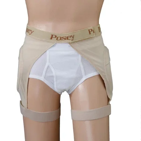 Posey Hipsters Hip Protection Brief EZ-On Small Beige Unisex – 6019S
