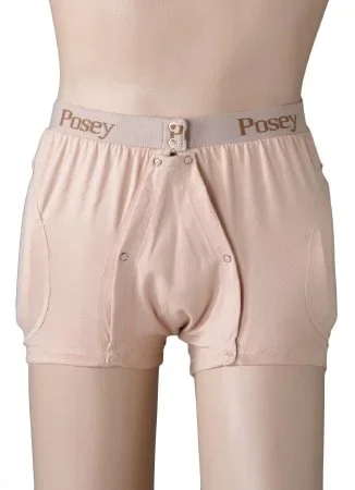 Posey Hipsters Hip Protection Brief Incontinent Large Beige Unisex – 6017L