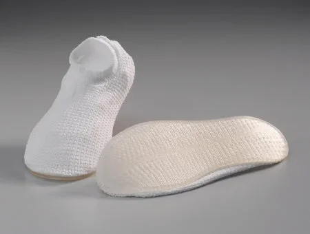 Posey Shower Slippers Adult Large White Below the Ankle – 6242L