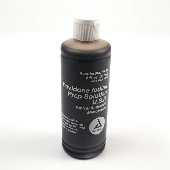 Povidone Iodine Prep Solution 8 oz