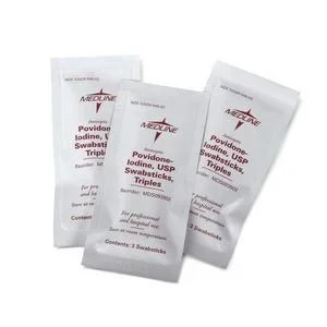 Povidone-Iodine USP Swabsticks, Triples