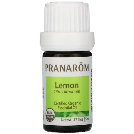 Pranarom Organic Essential Oil Lemon 0.17 Fl Oz