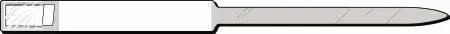Precision Dynamics Soft-Lock Uni-Print Identification Band Write On Wristband Adhesive Closure Without Legend – 655-14-PDJ