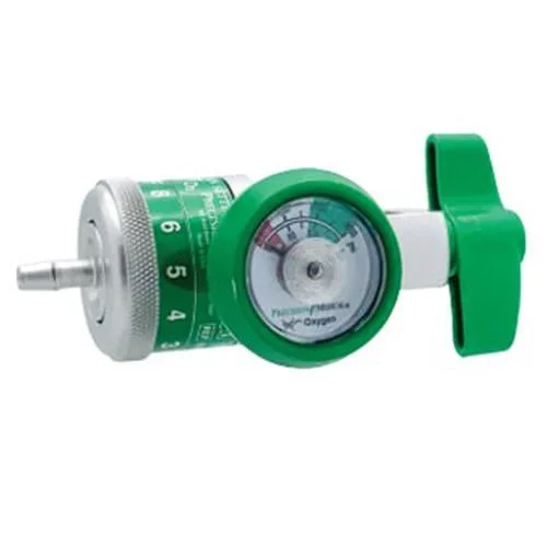Precision Medical EasyDial Reg 870 Yoke Style 0-4 LPM Oxygen Regulator