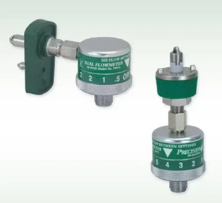 Precision Medical Precision Medical Oxygen Flowmeter Dial with Top Connection 0 – 15 LPM 1/8 Inch NPT Female Connector – 7MFA1001TC