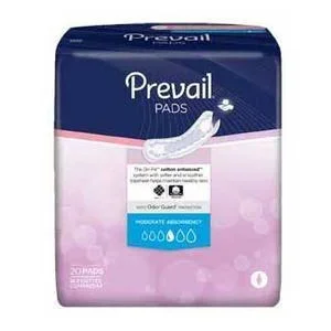 Prevail Bladder Control Moderate Pad White 11″