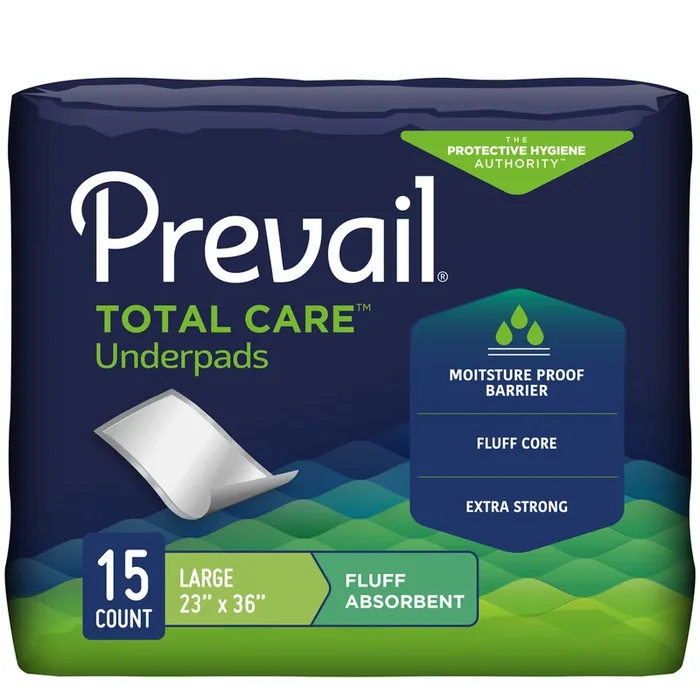 Prevail Total Care Underpads