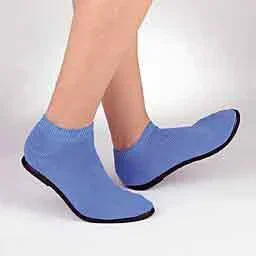 Principle Business Enterprises Pillow Paws Slippers Medium Azure Ankle High – 5085