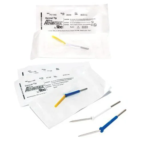 Pro Advantage Disposable Dermal Tips, Blunt Dermal Tip, Sterile, Disposable, 50/bx