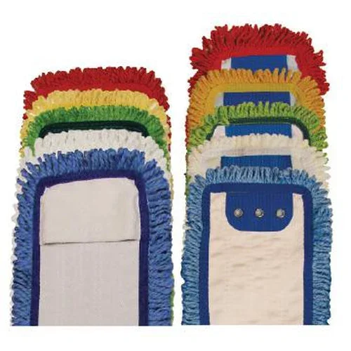 Pro Advantage Looped End Microfiber Pad, 5″ X 18″, White, Tab Style