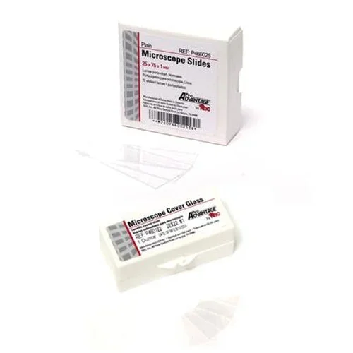 Pro Advantage Microscope Slides/cover Glass, Plain Microscope Slides, 75mm X 25mm