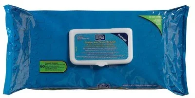 Professional Disposables Hygea Premium Personal Wipe Soft Pack Aloe / Vitamin E Scented 60 Count – J14143