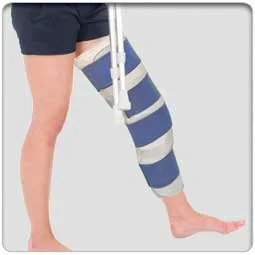 Professional Products Ezy Wrap Knee Immobilizer One Size Fits Most Hook and Loop Closure Straps 20 Inch Length Left or Right Knee – 01259-C-C3-20-OP