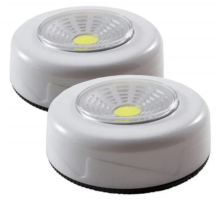 Promier LitezAll Remote Control Puck Light 2 Pack