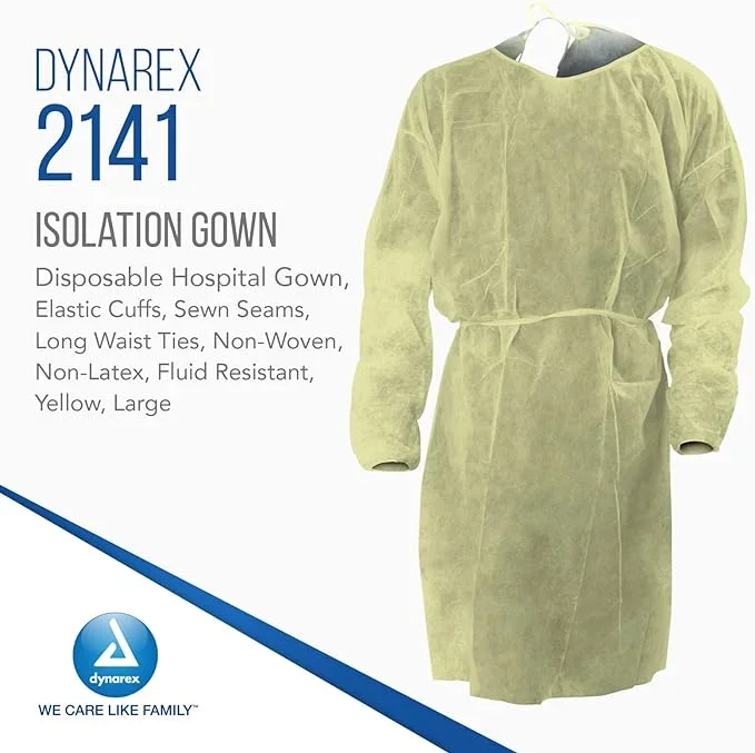 Protective Procedure Gown One Size Fits Most NonSterile Disposable