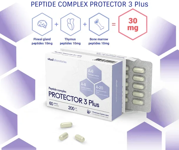 Protector 3 Plus – Immune System Peptide Complex