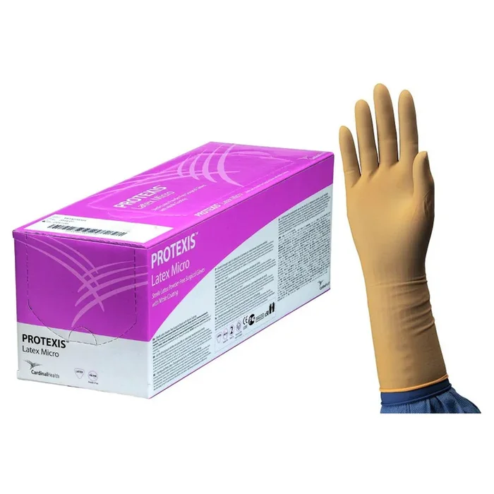 Protexis Latex Micro Surgical Gloves, Powder-Free, Sterile, Nitrile Coating, Size 6