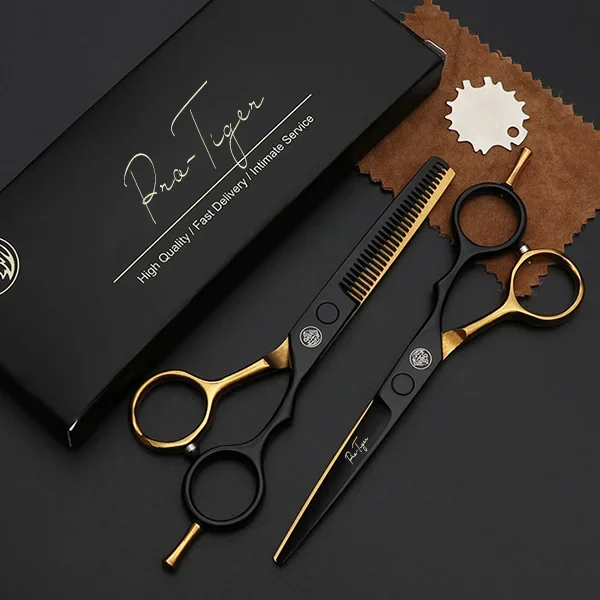 PROTIGER Professional Barber Shears – Japanese blade 440C