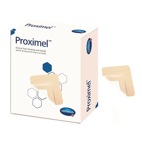 Proximel Silicone Dressing with Border, 6″ x 6″