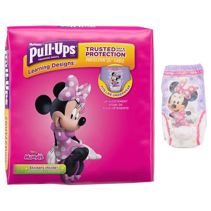 Pull-Ups Learning Designs Girls’ Training Pants, 2T-3T, 23 Ct