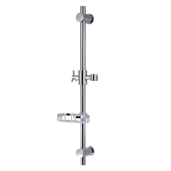 Pulse ShowerSpa Shower Adjustable Slide Bar for Accessory Storage