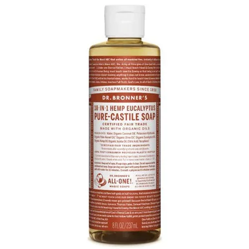 Pure Castile Liquid Soap – Eucalyptus