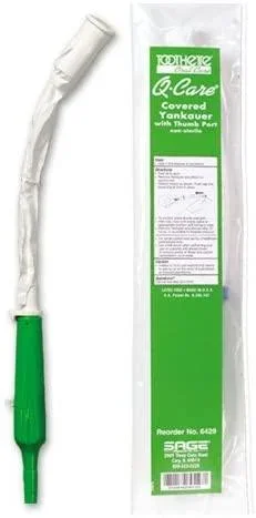 Q-Care Covered Yankauer with Suction Control