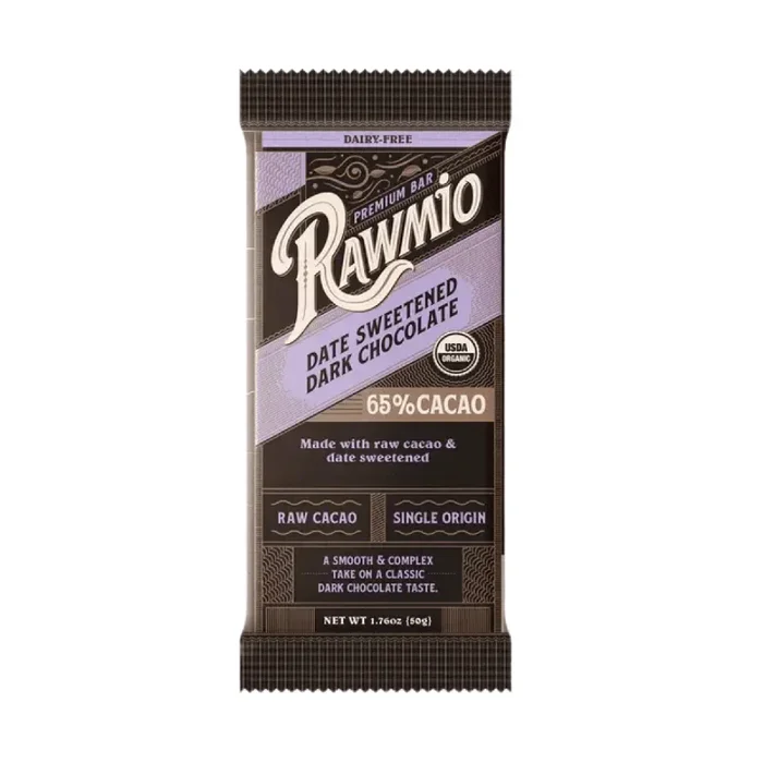 Rawmio Premium 65% Date Sweetened Dark Chocolate Bar (1.76 oz) #10089985