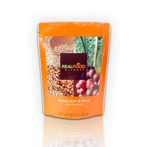 Real Food Blends Tube-Fed Meals 267g Quinoa, Kale and Hemp