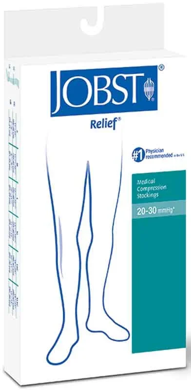 Relief Knee-High Firm Compression Stockings Small, Black