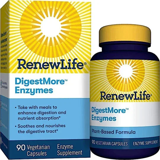 Renew Life Digestmore Enzimas Cápsulas vegetarianas X90