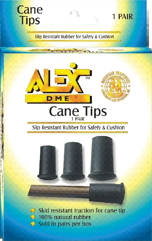 Replacement Rubber Cane Tip 16 mm, Black