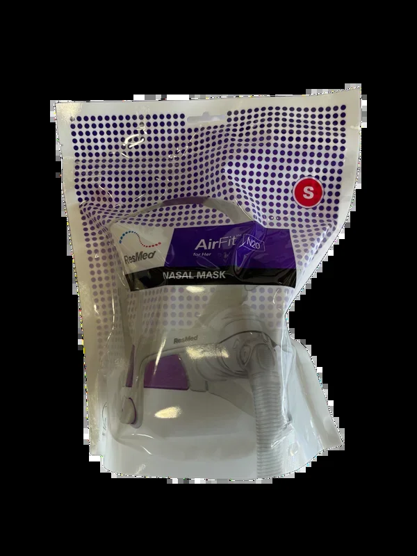ResMed AirFit N20 For Her Nasal CPAP Mask Assembly Kit, Small, Without Headgear