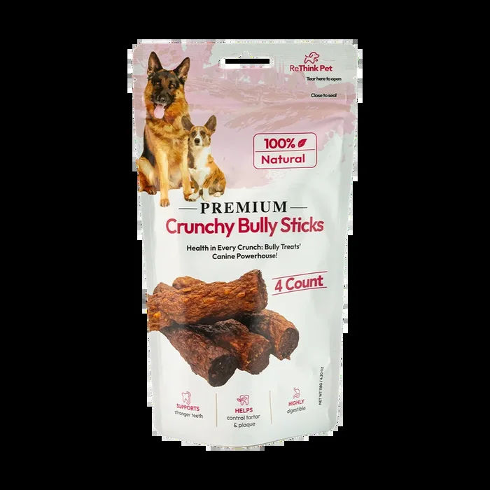 Rethik Pet Crunchy Bully Sticks 4CT